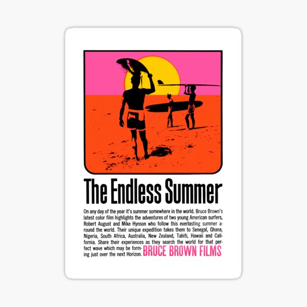 The Endless Summer (1966) Sticker