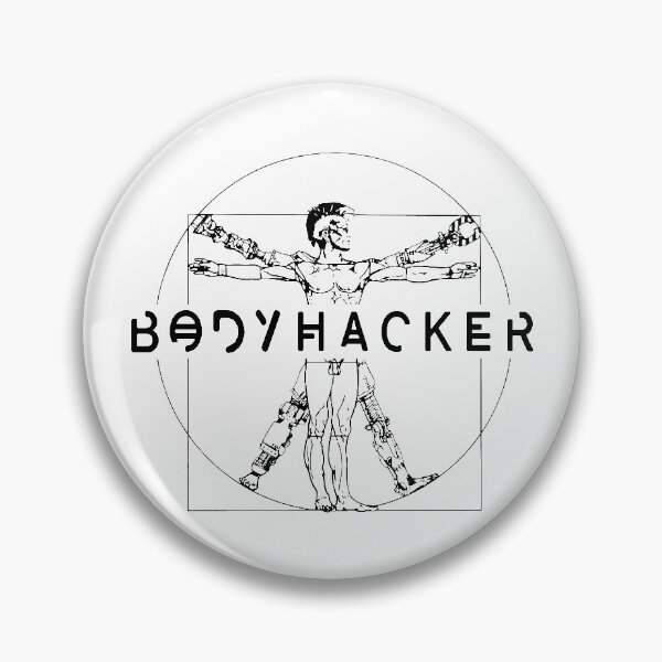 Item preview, Bodyhacker; Body Hacking;  designed and sold by StickerApe.