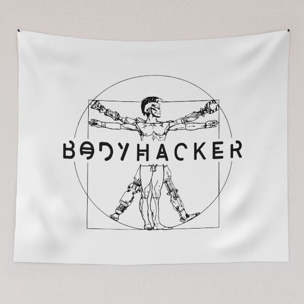 Item preview, Bodyhacker; Body Hacking;  designed and sold by StickerApe.