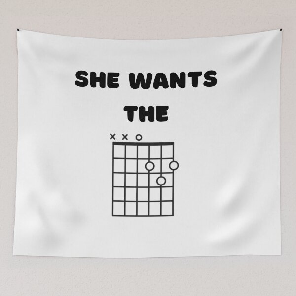 Item preview, She Wants The D Chord designed and sold by GuitarToneDaily.