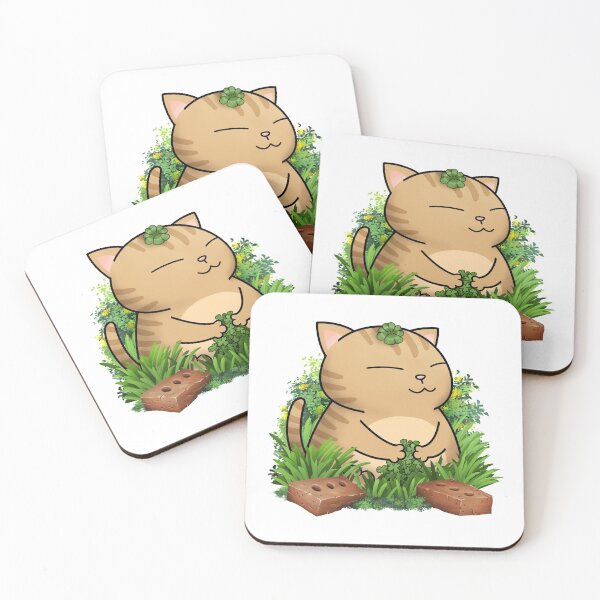 Item preview, Chubby Cat Lucky Clover (cat only) designed and sold by Takeda-art.