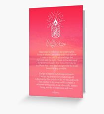 Affirmation - Reflection Greeting Card