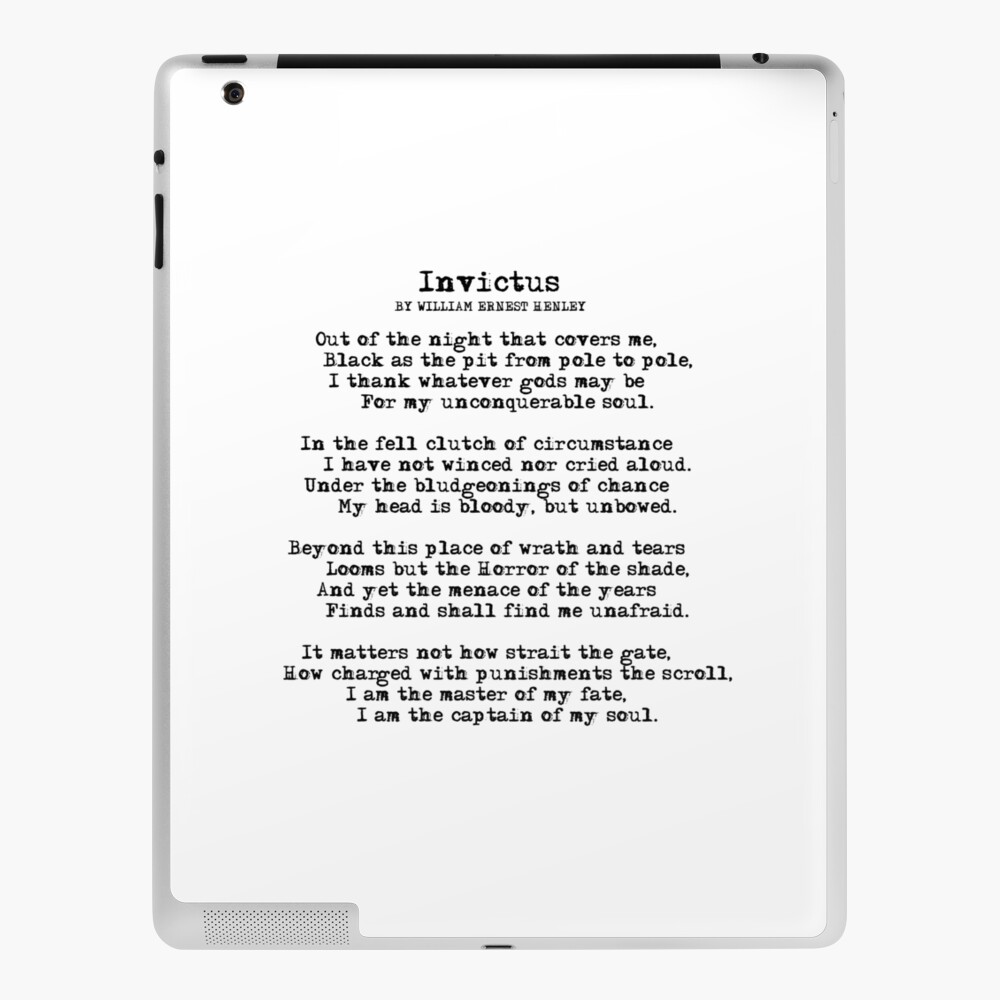 Our Greatest Fear poem iPad Case & Skin for Sale by czerinaart