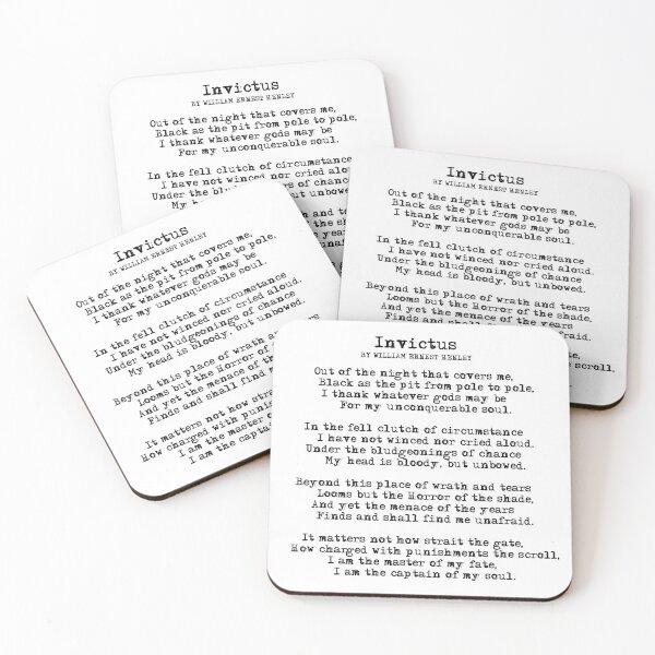 Item preview, Invictus Poem designed and sold by czerinaart.