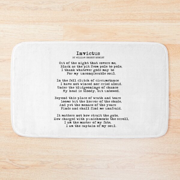 Item preview, Invictus Poem designed and sold by czerinaart.