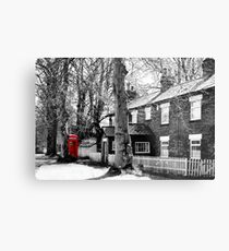 Red Phone Box Metal Print
