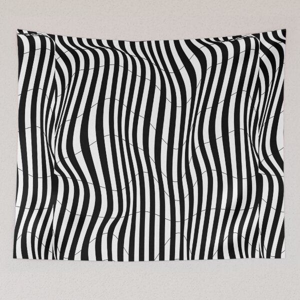 Item preview, Vertical Black Waves designed and sold by basitcv.
