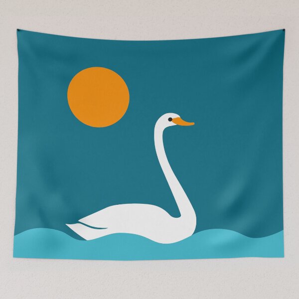 Item preview, Sunset Swan designed and sold by Digitaldingo.