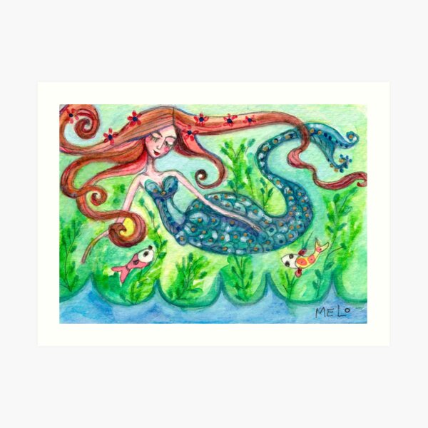 Underwater Star Art Print