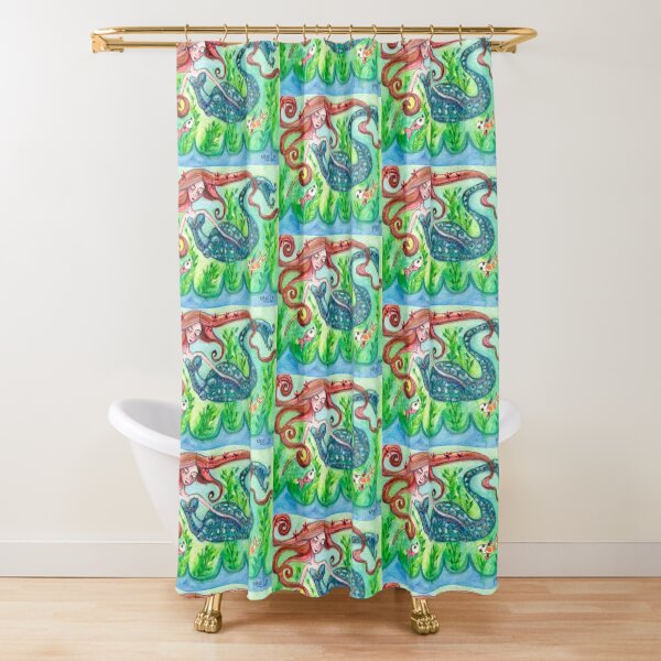 Underwater Star Shower Curtain