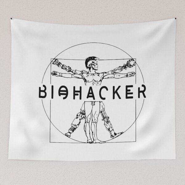 Item preview, Biohacker; Vitruvian Man; designed and sold by StickerApe.