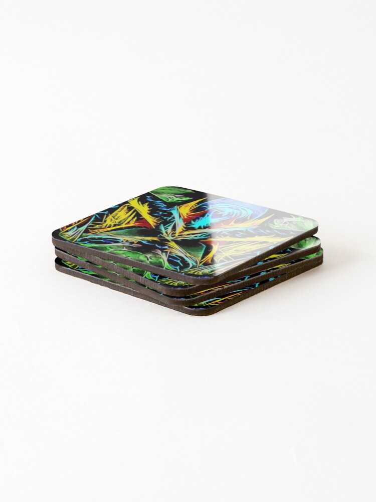 Thumbnail 4 of 5, Coasters (Set of 4), TropicalFlashes designed and sold by ACidysfunction.
