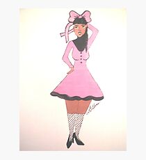 Breast Cancer Awareness Card Photographic Print