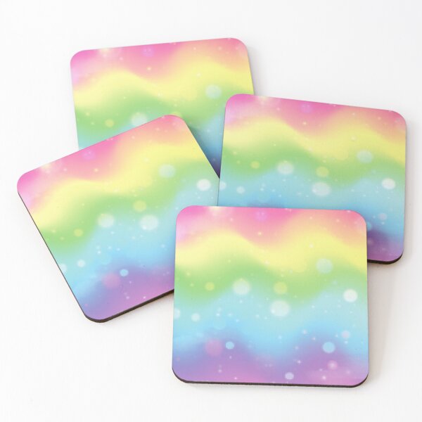 Item preview, Pastel Wavy Rainbow Stripes designed and sold by cgroenewald.