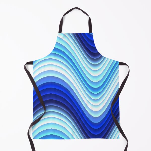 Item preview, Blue White Waves designed and sold by Sybille-Yates.