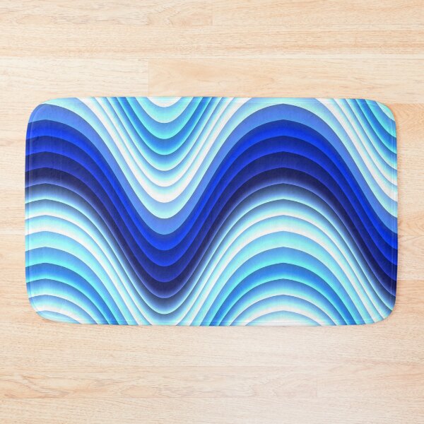 Item preview, Blue White Waves designed and sold by Sybille-Yates.