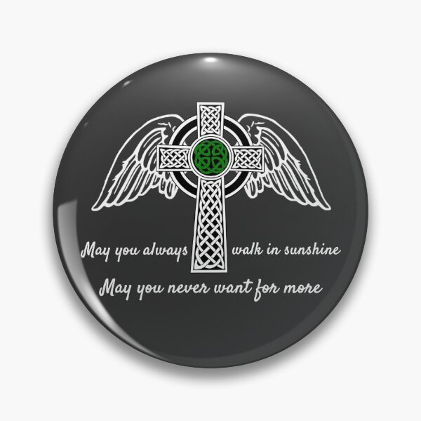 Item preview, Celtic Irish Blessing Cross Ireland Gaelic Quotes May You Always Walk  designed and sold by TopTeeShop.