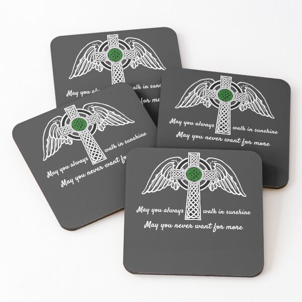 Item preview, Celtic Irish Blessing Cross Ireland Gaelic Quotes May You Always Walk  designed and sold by TopTeeShop.