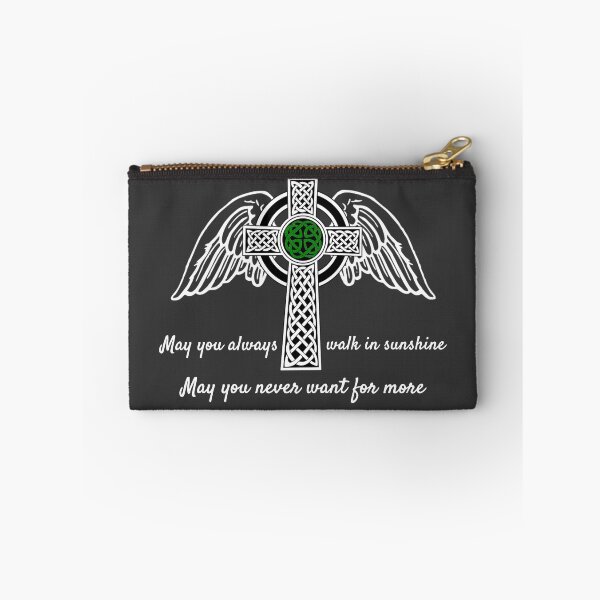 Item preview, Celtic Irish Blessing Cross Ireland Gaelic Quotes May You Always Walk  designed and sold by TopTeeShop.