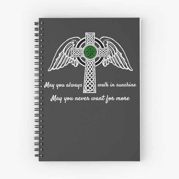 Item preview, Celtic Irish Blessing Cross Ireland Gaelic Quotes May You Always Walk  designed and sold by TopTeeShop.