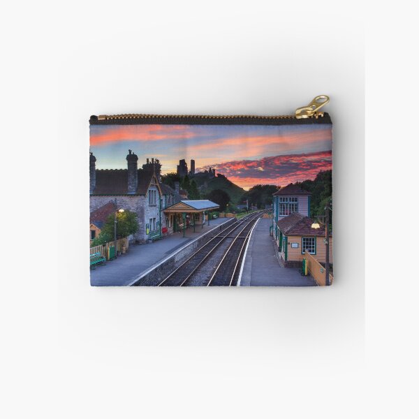 Item preview, Sunset over Corfe Railway Station designed and sold by bitm2007.