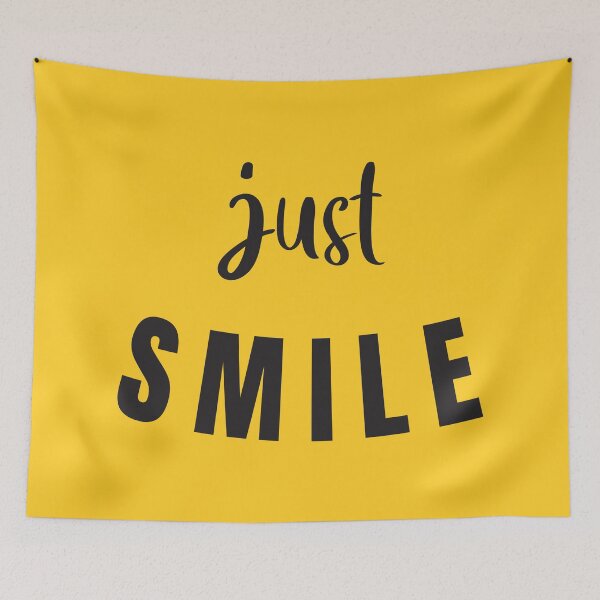 Item preview, Just Smile designed and sold by quoteedesigns.
