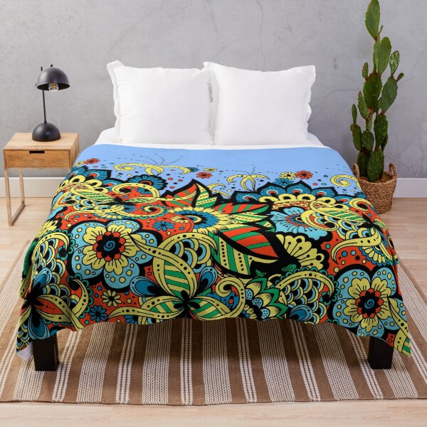 Item preview, beautiful colorful Abstract flowers and leaves patterns vector graphic designed and sold by mashmosh.