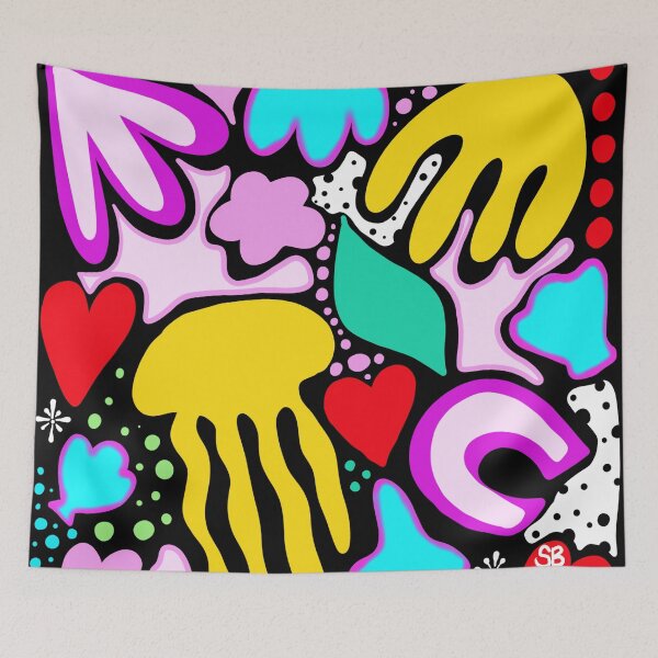 Item preview, Jellyfish shapes designed and sold by Shakirabellart.