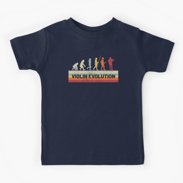 VIOLIN EVOLUTION Kids T-Shirt