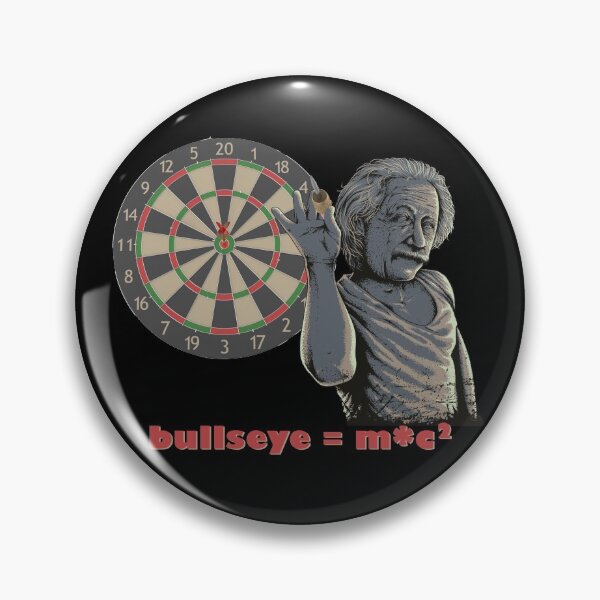 Item preview, Einstein Plays Darts - Bullseye = M C2 designed and sold by DELMEO.