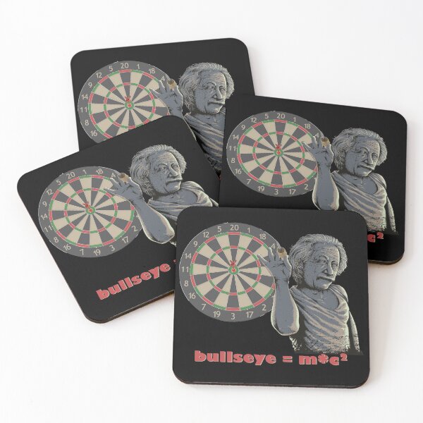 Item preview, Einstein Plays Darts - Bullseye = M C2 designed and sold by DELMEO.
