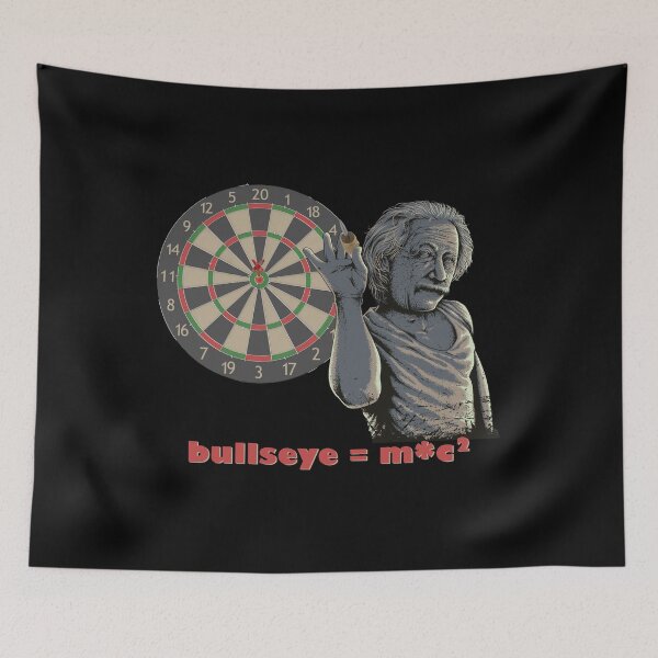 Item preview, Einstein Plays Darts - Bullseye = M C2 designed and sold by DELMEO.