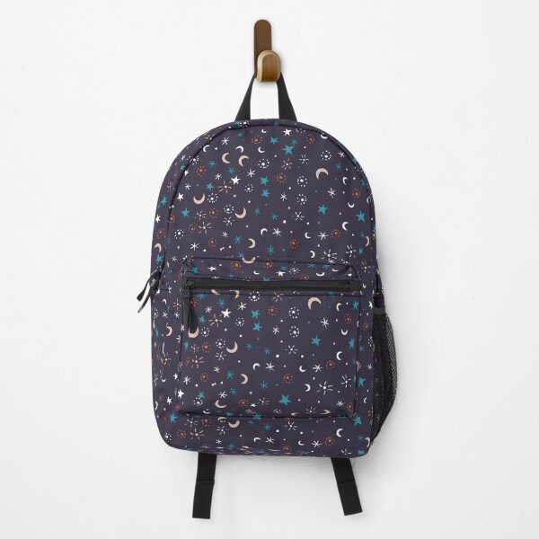 Star Backpack with Genie Lamp Galaxy Print, Cute Celestial Bookbag with Witchy 2024 Aesthetic