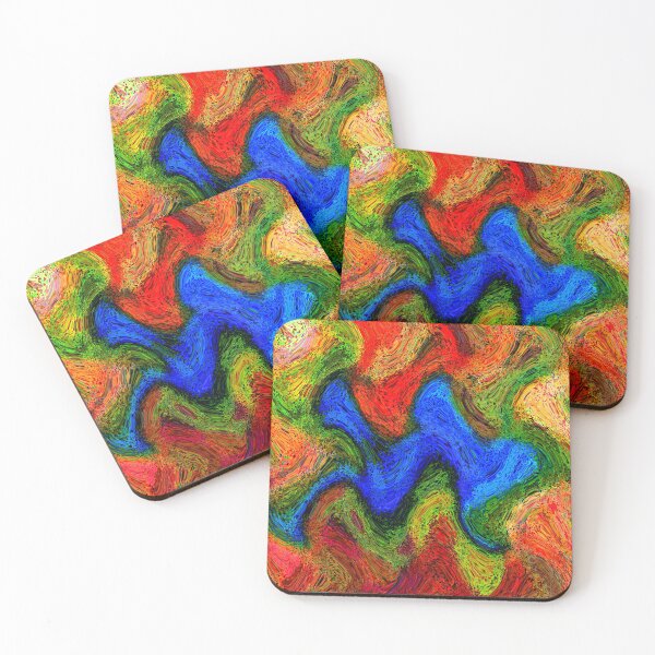 Item preview, Colorful Abstract Oil Painting Pattern designed and sold by ckylin.
