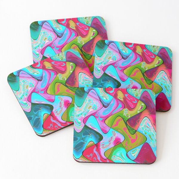 Item preview, Colorful and Wavy Heart Collage designed and sold by ckylin.