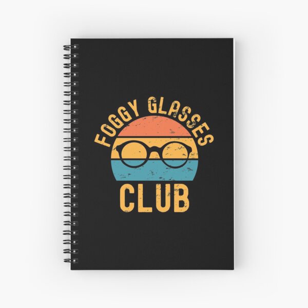 Foggy glasses club Spiral Notebook