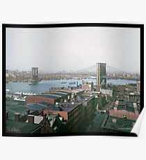 Brooklyn Bridge, New York, ca. 1904 Poster
