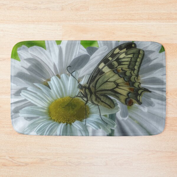 Item preview, Butterfly on a daisy designed and sold by harietteh.