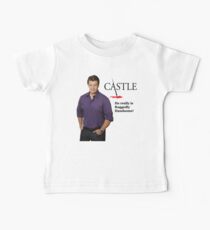 He Really Is Ruggedly Handsome - Castle Nathan Fillion Baby Tee