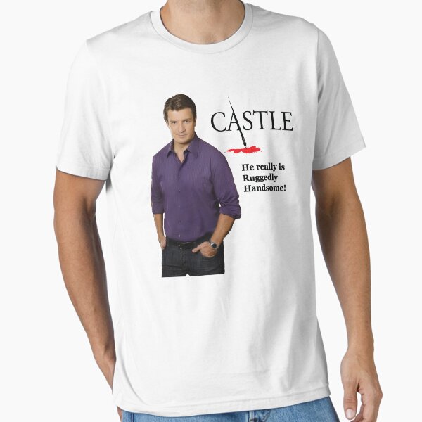 Item preview, He Really Is Ruggedly Handsome - Castle Nathan Fillion designed and sold by codyduke24.