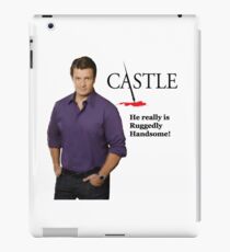 He Really Is Ruggedly Handsome - Castle Nathan Fillion iPad Case/Skin