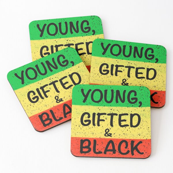 Item preview, Young gifted and black  - Rasta colours Colors distressed pattern designed and sold by Artonmytee.
