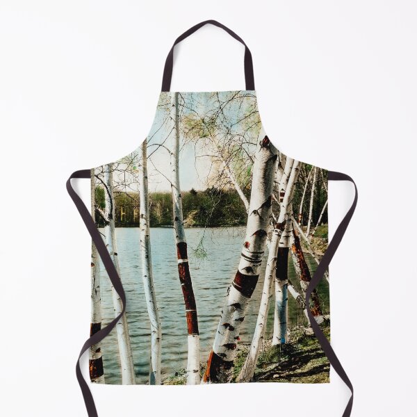 Item preview, Birch Trees near lake pattern photography art gift idea for her designed and sold by conceptDVS.