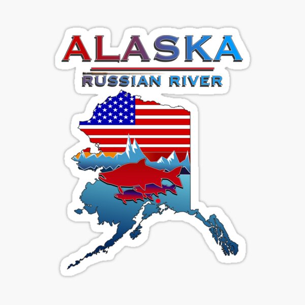 Vista previa del artículo con la obra «ALASKA Río Ruso», diseñado y vendido por MikaelJenei.