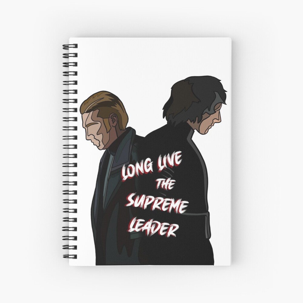 Vista previa del artículo con la obra «Cuaderno de espiral», diseñado y vendido por makemedinosore.