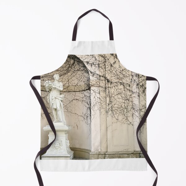 Item preview, Statue and wall with creeper plant in Vienna Austria autumn season designed and sold by goceris.