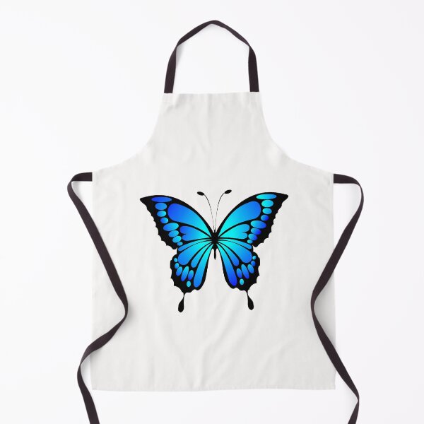 Item preview, Blue Swallowtail butterfly cartoon designed and sold by OneTimeEngineer.