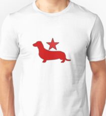 Dachshund Lovers - Red Star Unisex T-Shirt