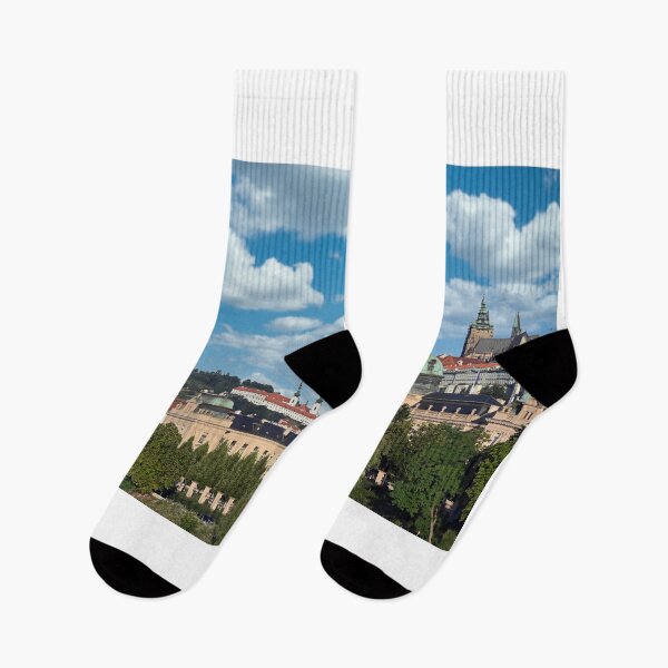 Item preview, Old town and Prague Castle cityscape in Czech republic designed and sold by goceris.