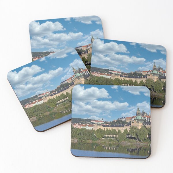 Item preview, Old town and Prague Castle Vltava riverside cityscape Czech republic designed and sold by goceris.